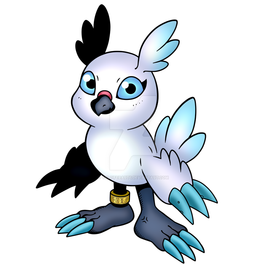 Digifake - Dovemon by CalciferArts on DeviantArt