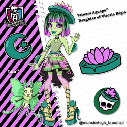 Monster High Ghouls from Broomzil - Tainara Aguape by Inu-Akamaru