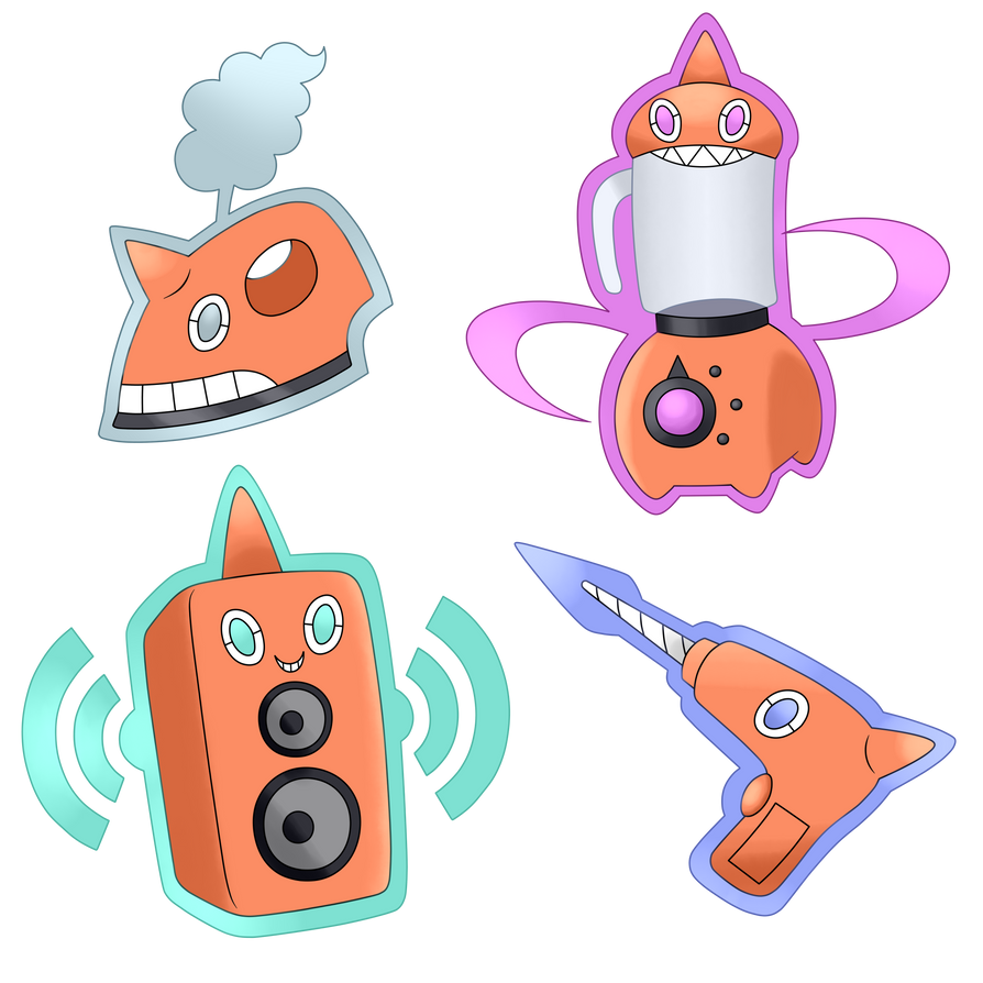Sound Rotom Rotom Forms Adoptables (OPEN 3/4) by CalciferArts on DeviantArt
