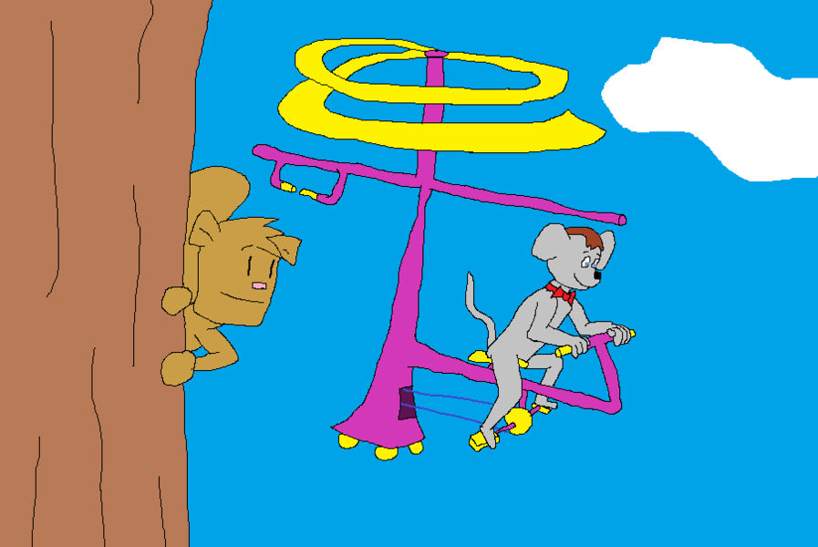 Machine Steve Riding Steve's Flying Machine by Tmaneea2 on DeviantArt