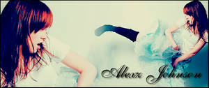 Alexz Johnson Banner