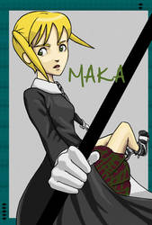 maka is angry