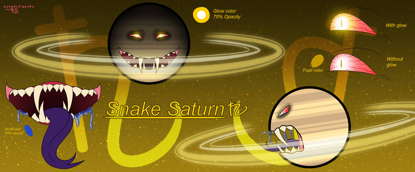 Snake Saturn ref sheet (SolarBalls) by SpaceyGlitz22 on DeviantArt