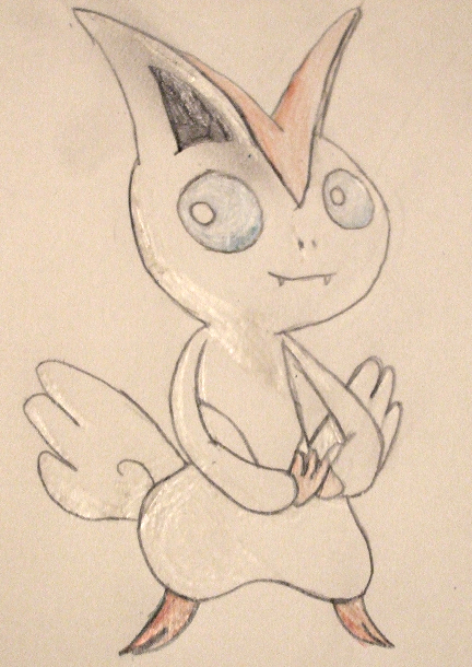 Victini drawing by DarkclawUmbreon on DeviantArt