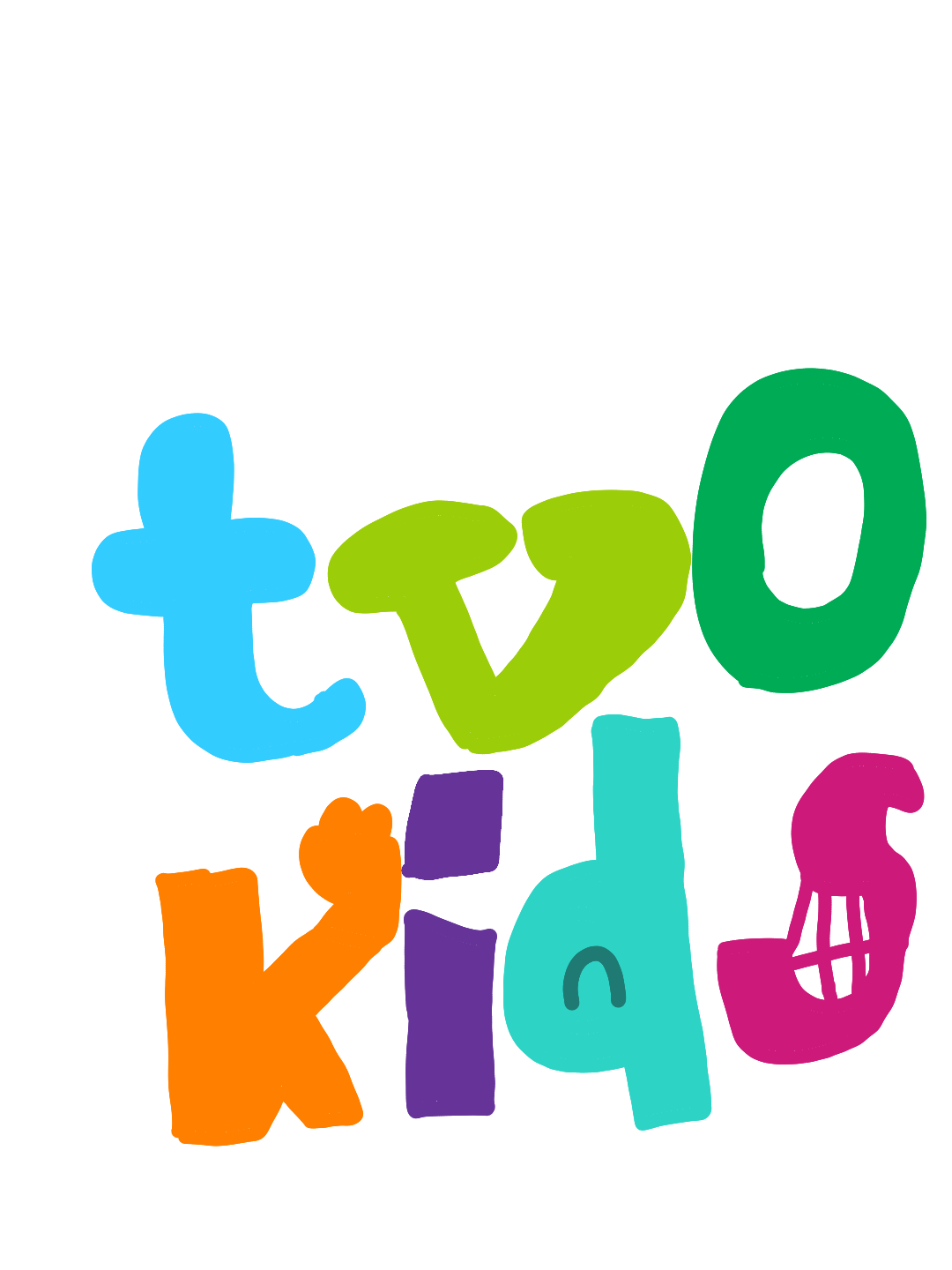 TVOKids.com Logo (New-Colored Version but with Flowers) 