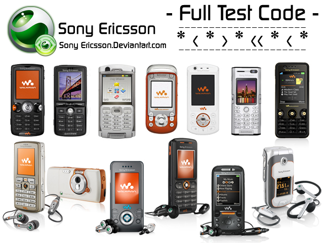 Sony Ericsson Full Test code