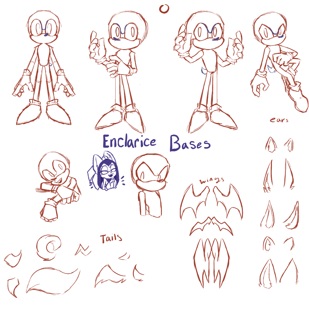 Sonic Oc Base Rabbit Sonic Bases by enclarice on DeviantArt