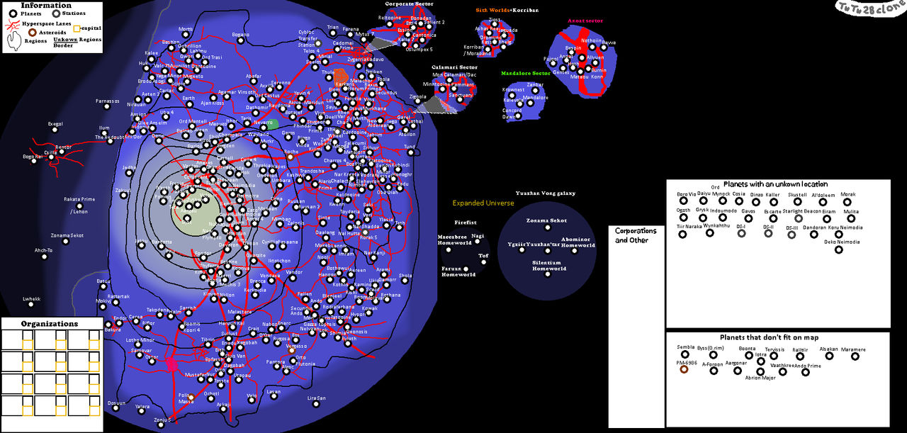 Star Wars Galaxy Map By Tutu28clone On DeviantArt