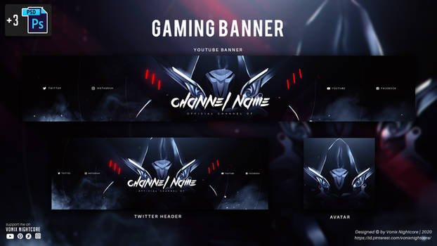 How to Make A Gamer  Banner in Photoshop 