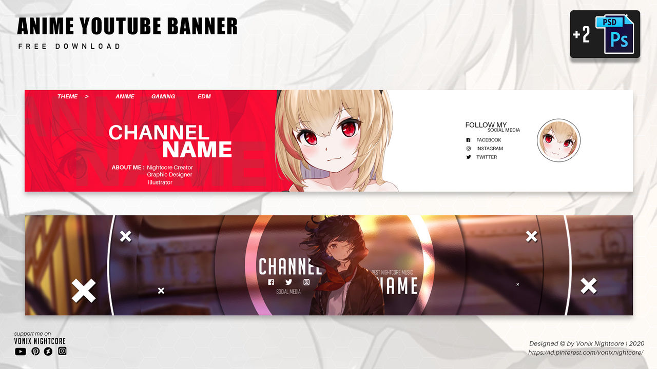GAMING  Banner FREE Template! (FREE Download) 