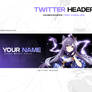 Keqing Genshin Impact banner - twitter header