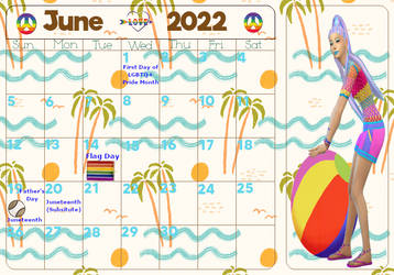 Sims 4 June 2022 Calendar