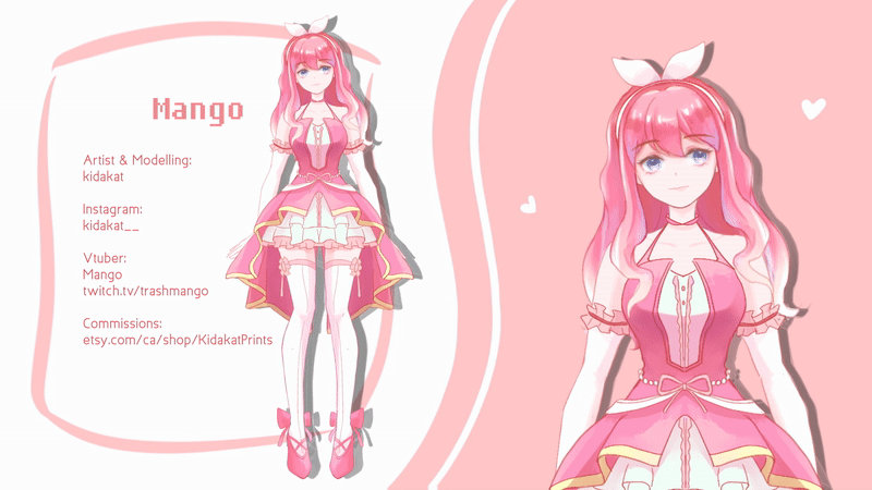 Manabe Mango Vtuber Showcase: Mango by kidakat on DeviantArt