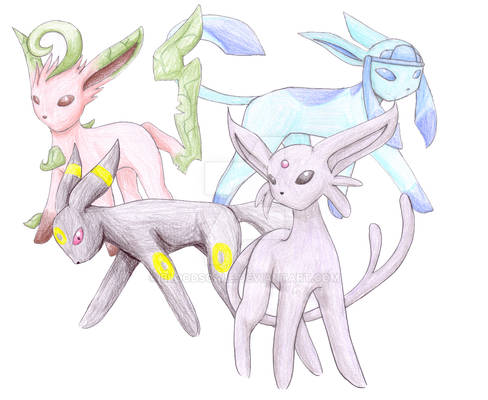 some eevee evolutions