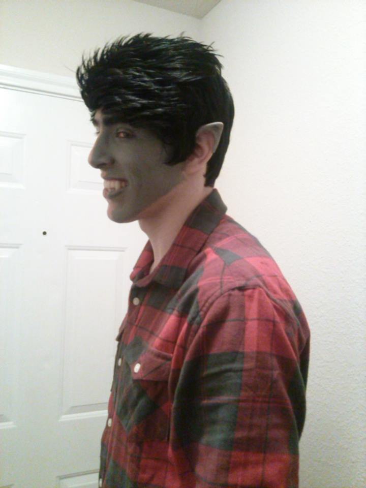 Marshall Lee Cosplay Makeup Test by MrVelocity on DeviantArt