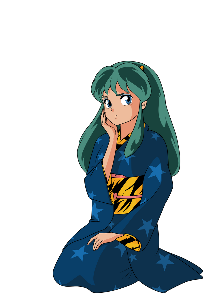 Lum Kimono by ProfessorNightmare on DeviantArt