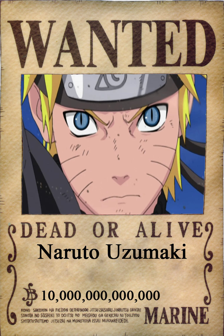 Wanted Naruto Uzumaki By Cannedmadman66 On Deviantart