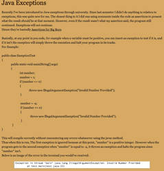Java Exception Tutorial