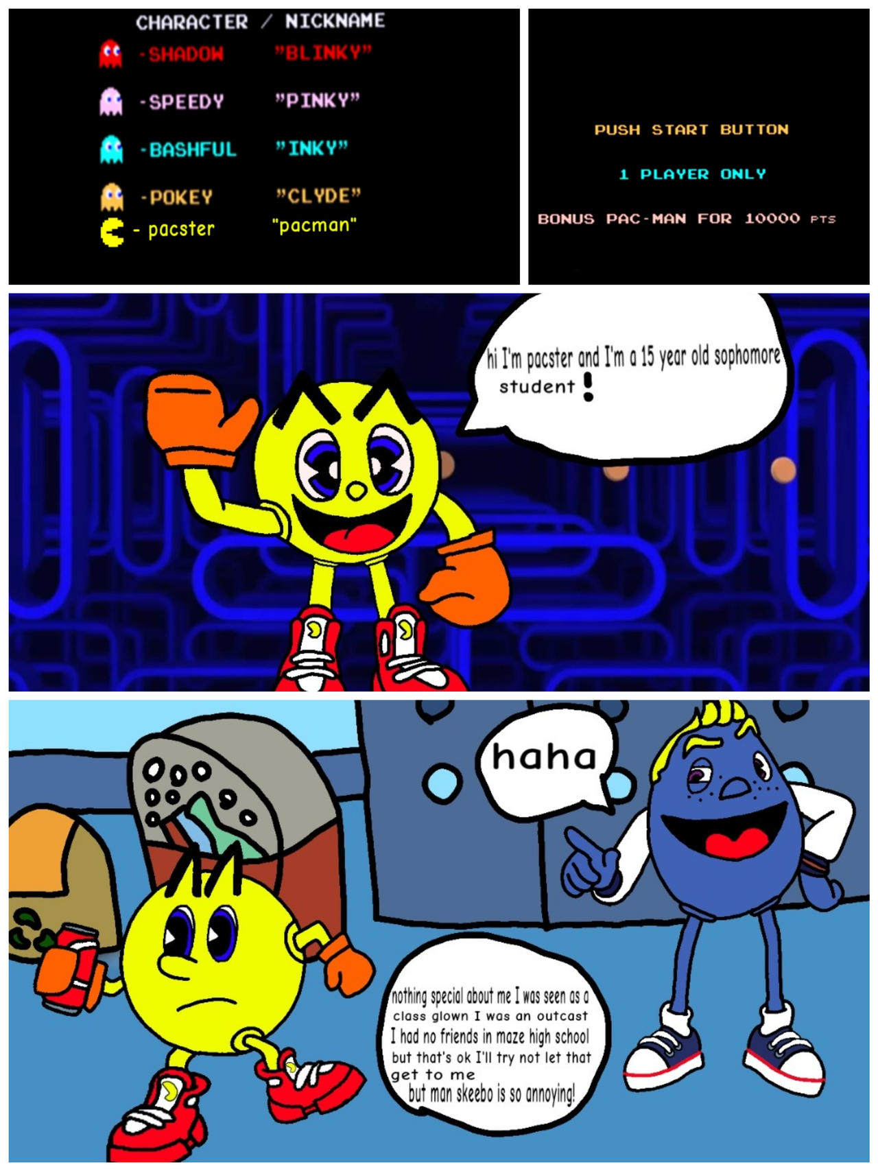 Patga Pac Man Renders Pmatga reboot pacman saga page 1 by Stanthesaiyan9000 on DeviantArt