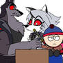 Werewolf vs hellhound arm wrestling