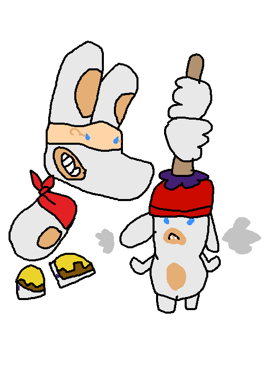 Raging Rabbid in action by thehypercutter on DeviantArt