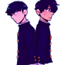 Mob and Ritsu