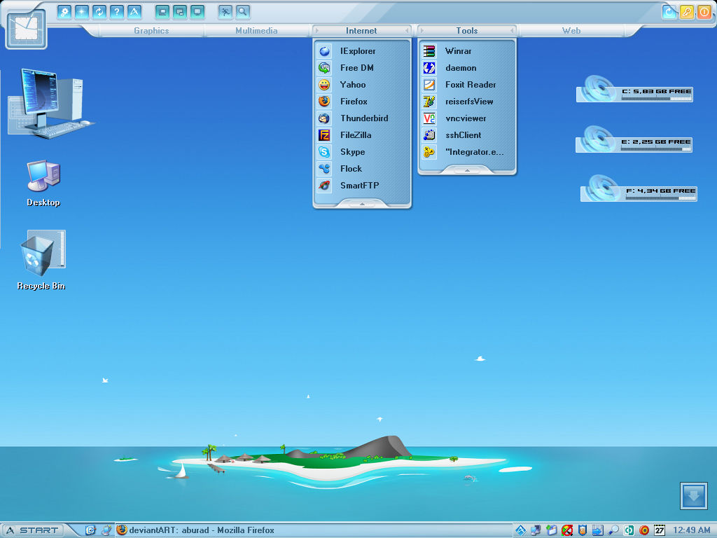 desktop..using aston shell by aburad on DeviantArt