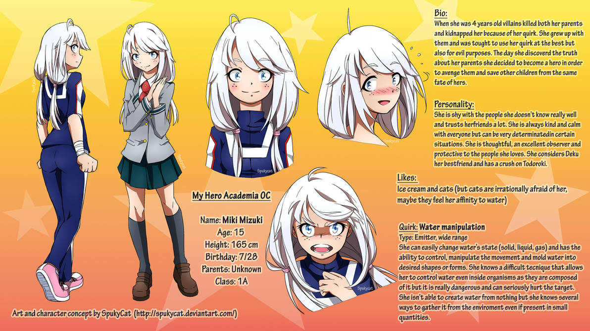 pix Mha Height Order my hero academia oc miki mizuki by