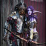 Orc and Night Elf