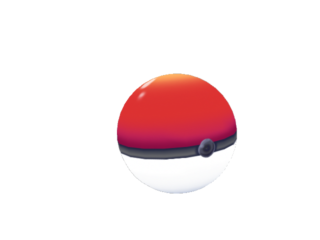 Pokeball 3D Render