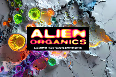 8 Abstract Neon Texture Backgrounds