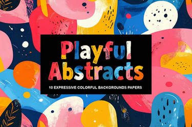 10 Expressive Colorful Background Papers