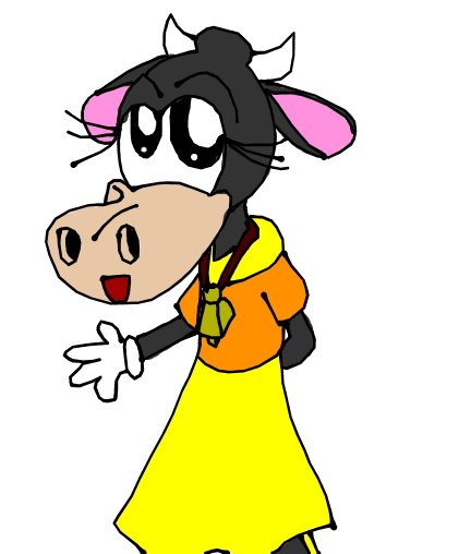 Chibi Clarabelle Cow