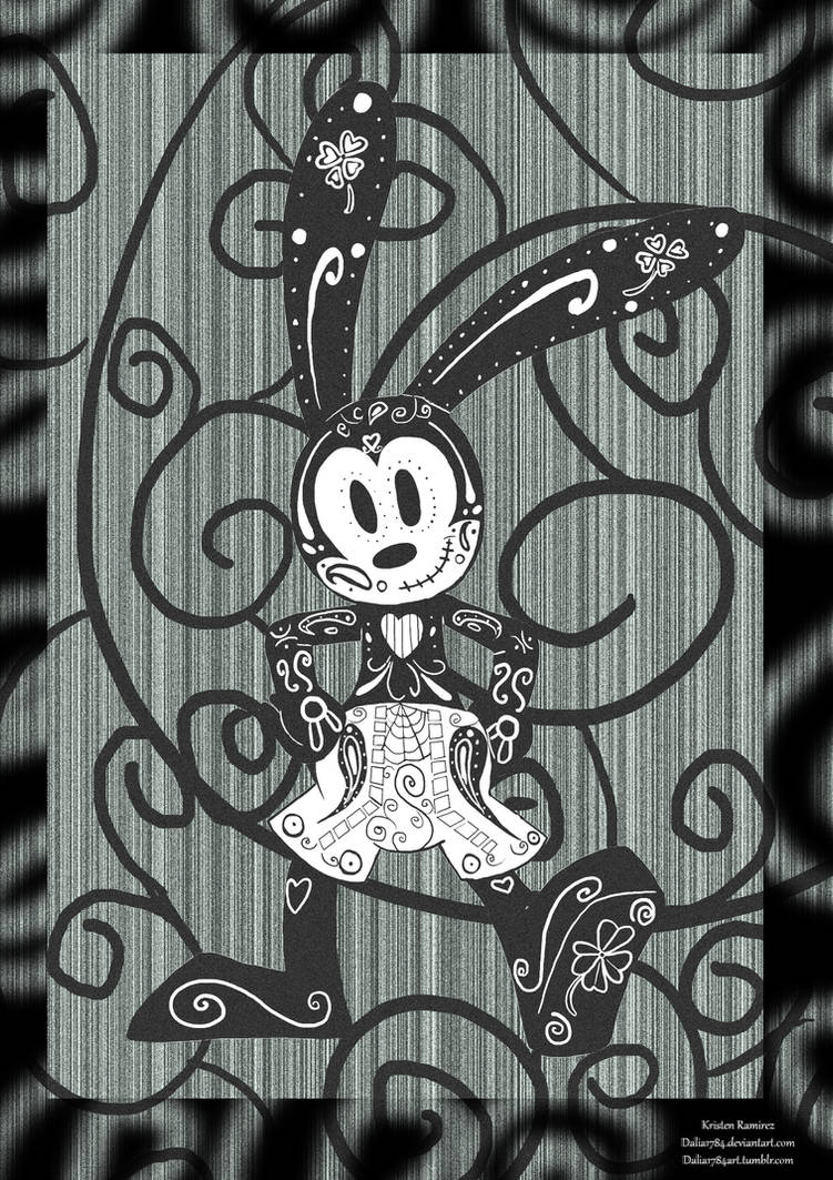 Oswald the Lucky Sugar Skull Rabbit by Dalia1784 on DeviantArt