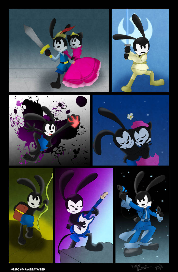 Lucky Rabbit Deviantart #luckyrabbitweek (late oops) by Dalia1784 on DeviantArt