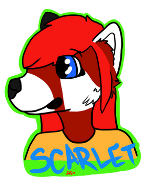 Scarlet Sticker