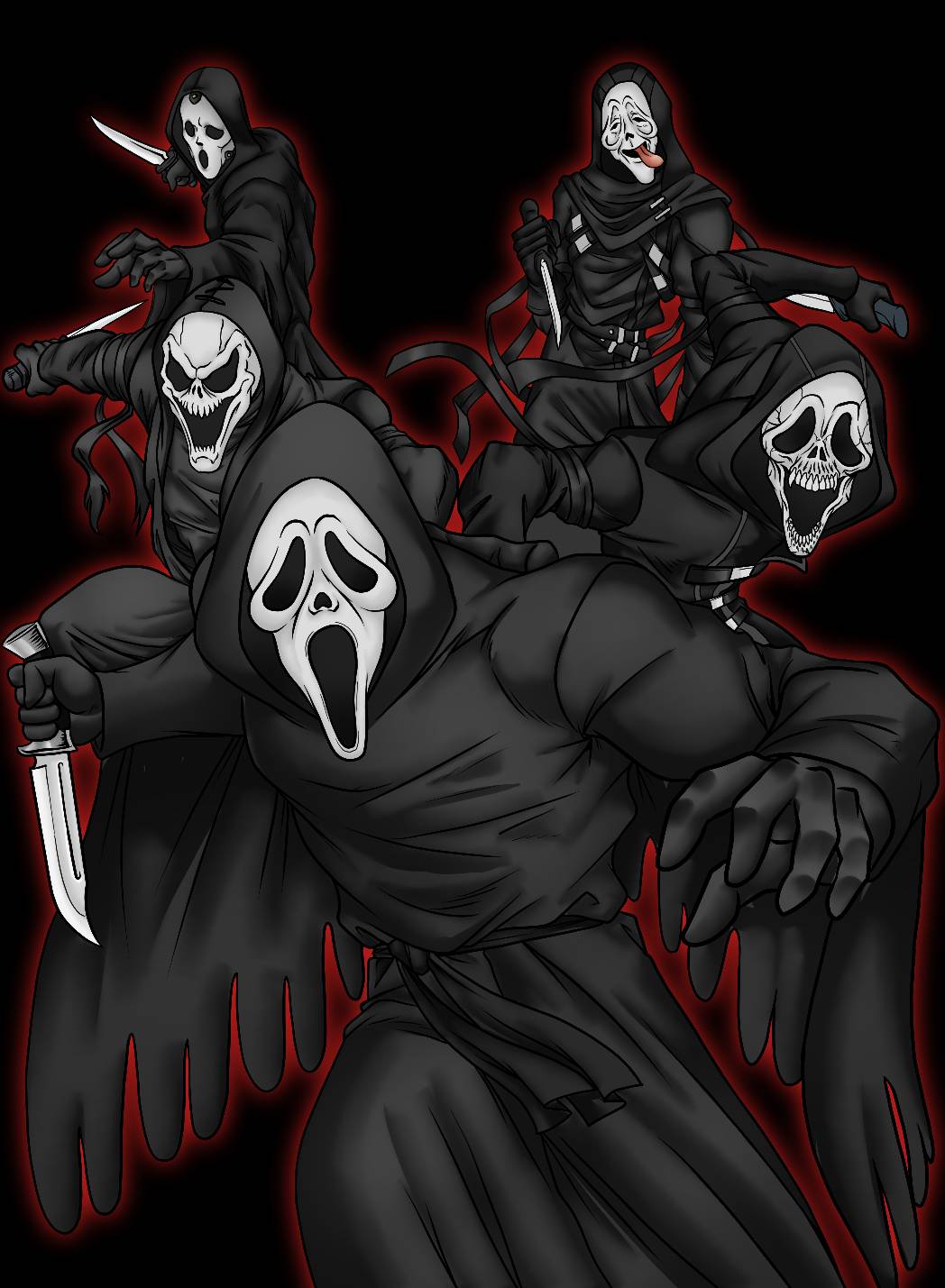 Ghostfaces Ghostfaces (Scream) Slasher Run by Daniel365G on DeviantArt