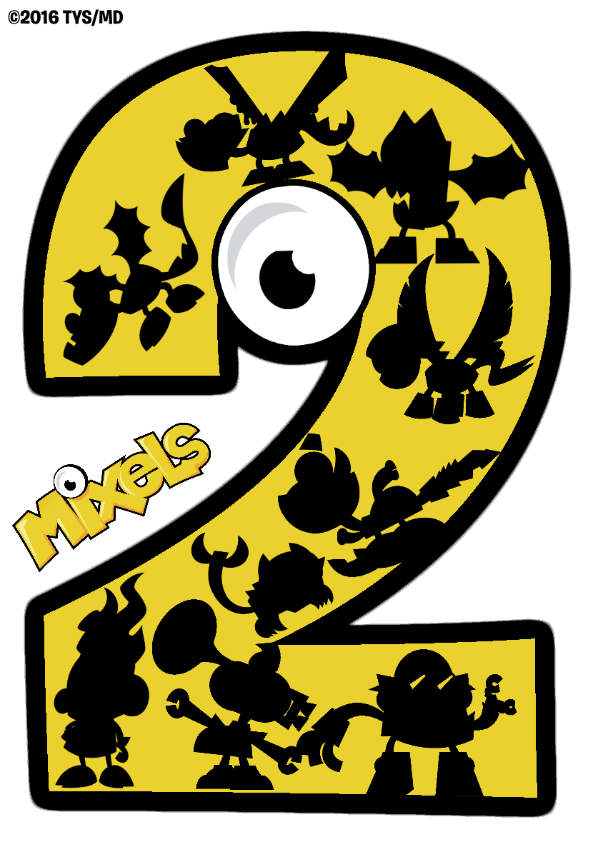 Mixels Icon Mixels Second Anniversary Logo (UNOFFICIAL) by MattsArtParadise on ...