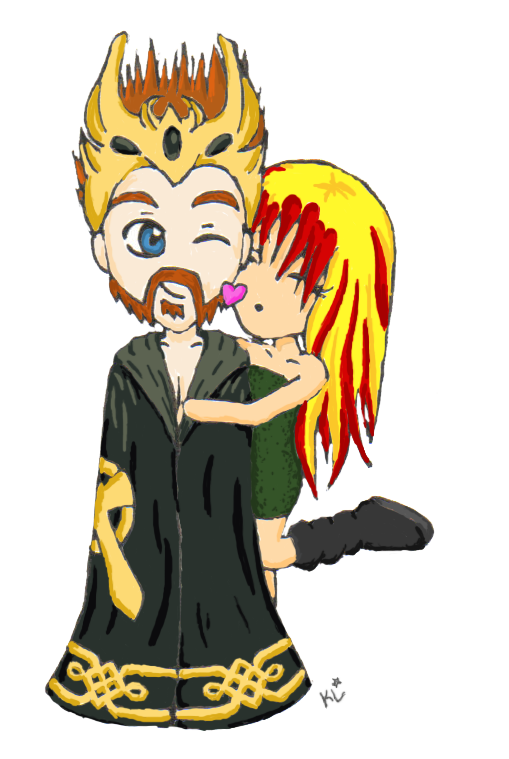 A kiss for King Sheamus