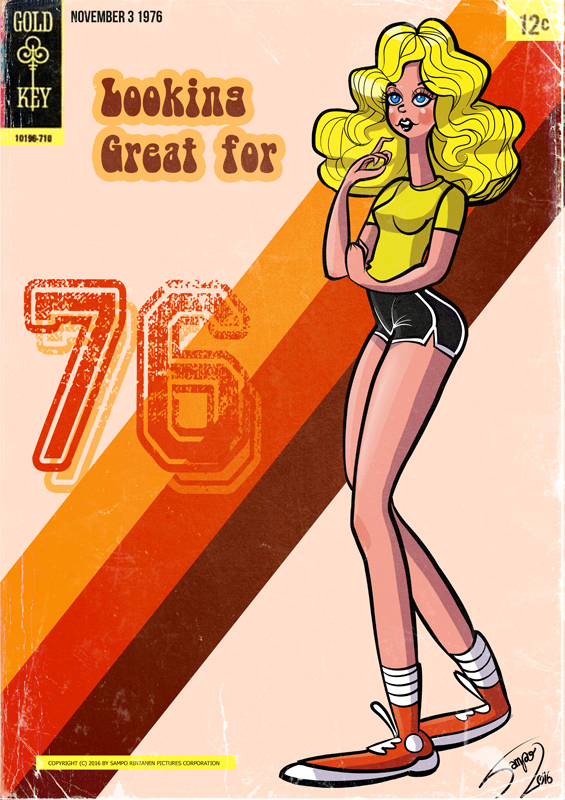 70s Pinup by LaserDatsun