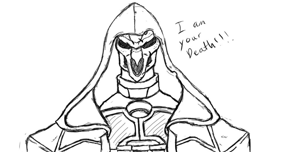 Overwatch Reaper(sketch) by Armorcooler21 on DeviantArt