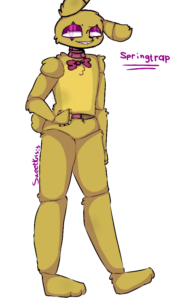 Pink Springtrap Springtrap by SweetKris14 on DeviantArt