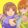 Frisk and Chara