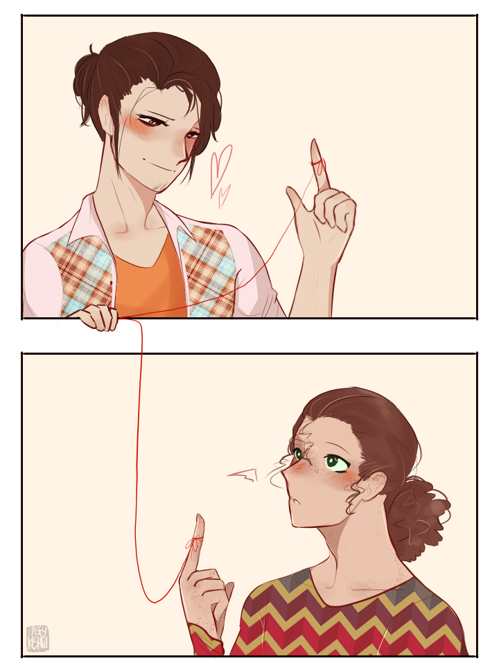 Red String by CaseyKeshui on DeviantArt