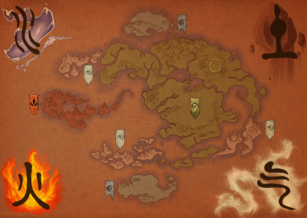 Mapping Avatar: The Last Airbender