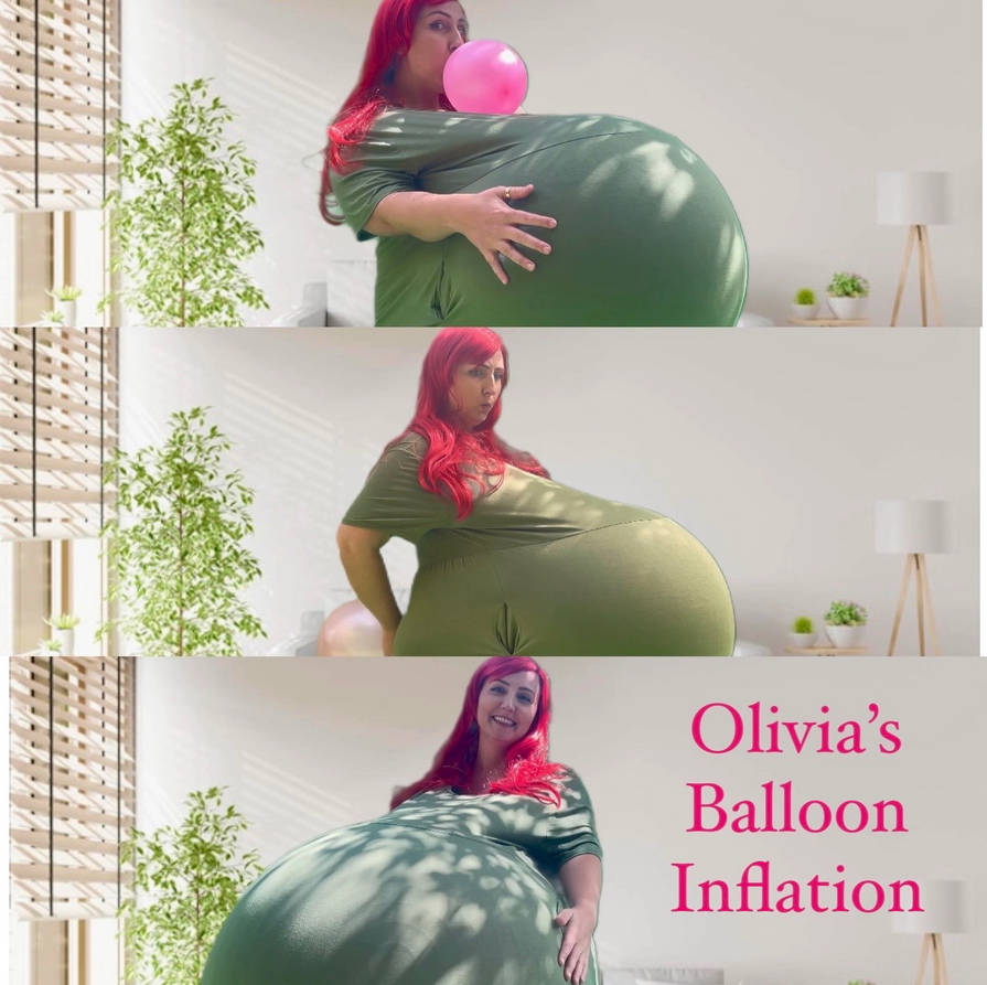 Perlious Inflate Olivias Balloon Inflation (Video) by Preggocosplay on DeviantArt