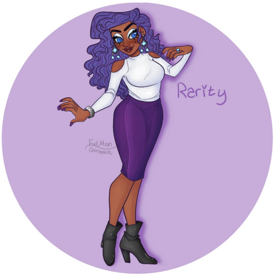 Human Rarit Human Rarity! by Snowstripe22 on DeviantArt