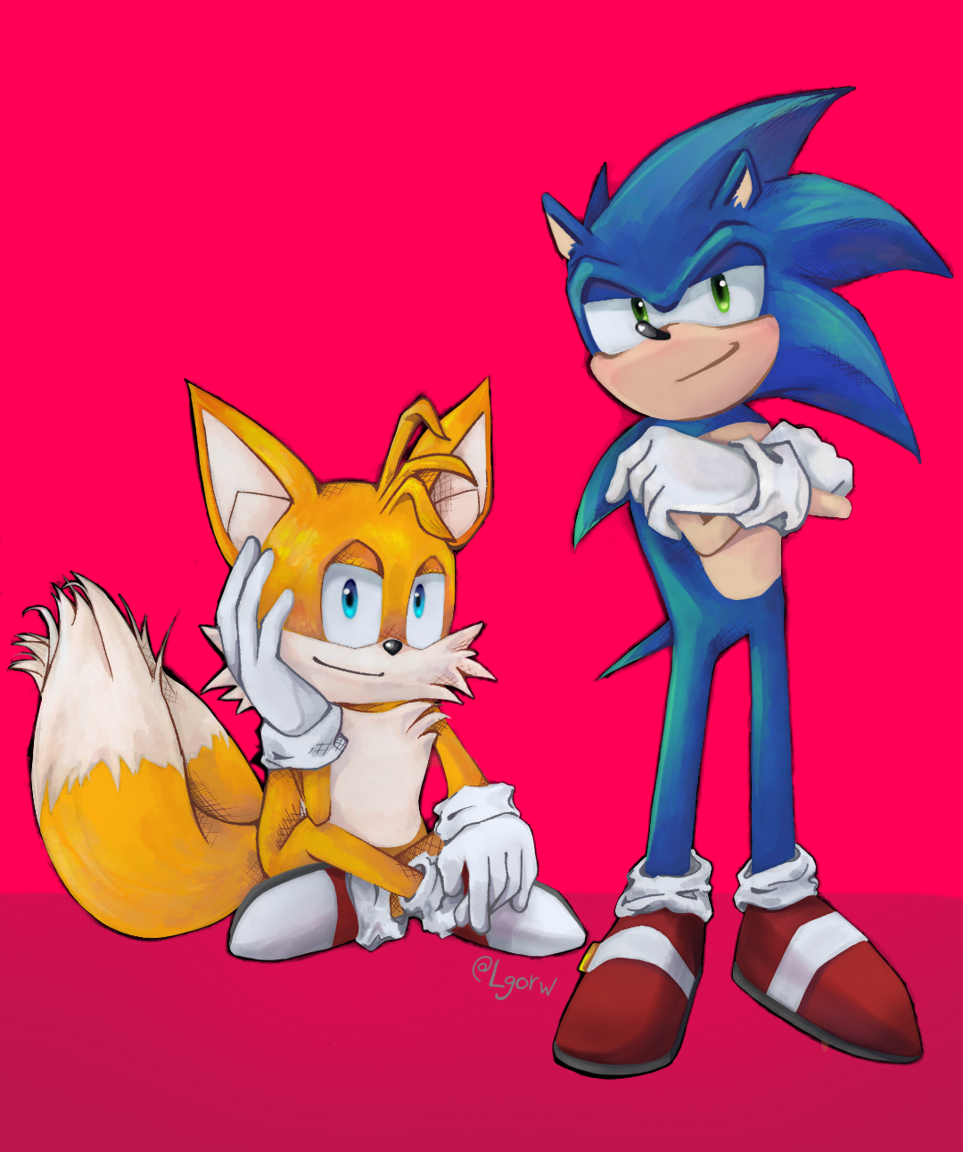 Sonic and Tails Fanart by lgorw on DeviantArt