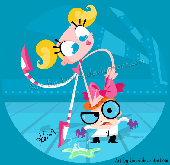 Dexter and Deedee by kinkei
