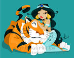 Jasmine and Rajah by kinkei